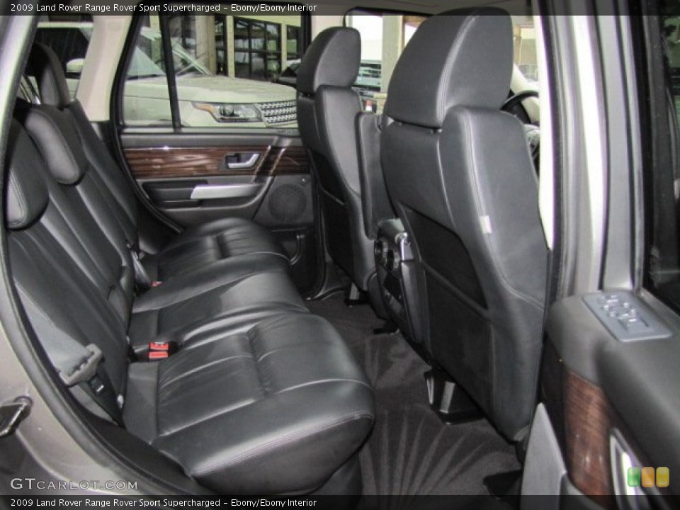 Ebony/Ebony Interior Rear Seat for the 2009 Land Rover Range Rover Sport Supercharged #77102579