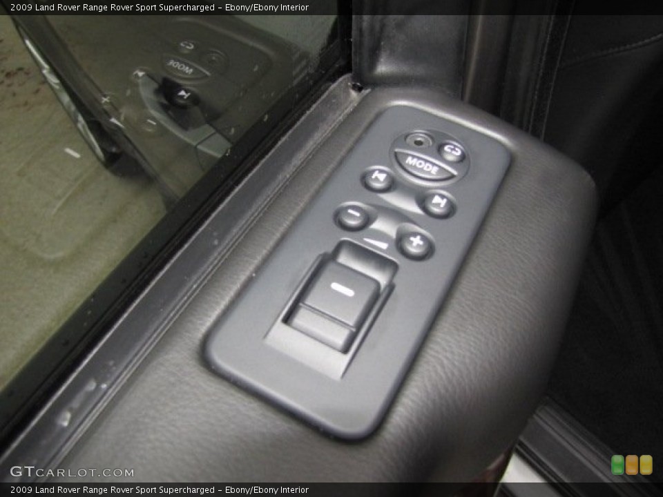 Ebony/Ebony Interior Controls for the 2009 Land Rover Range Rover Sport Supercharged #77102617