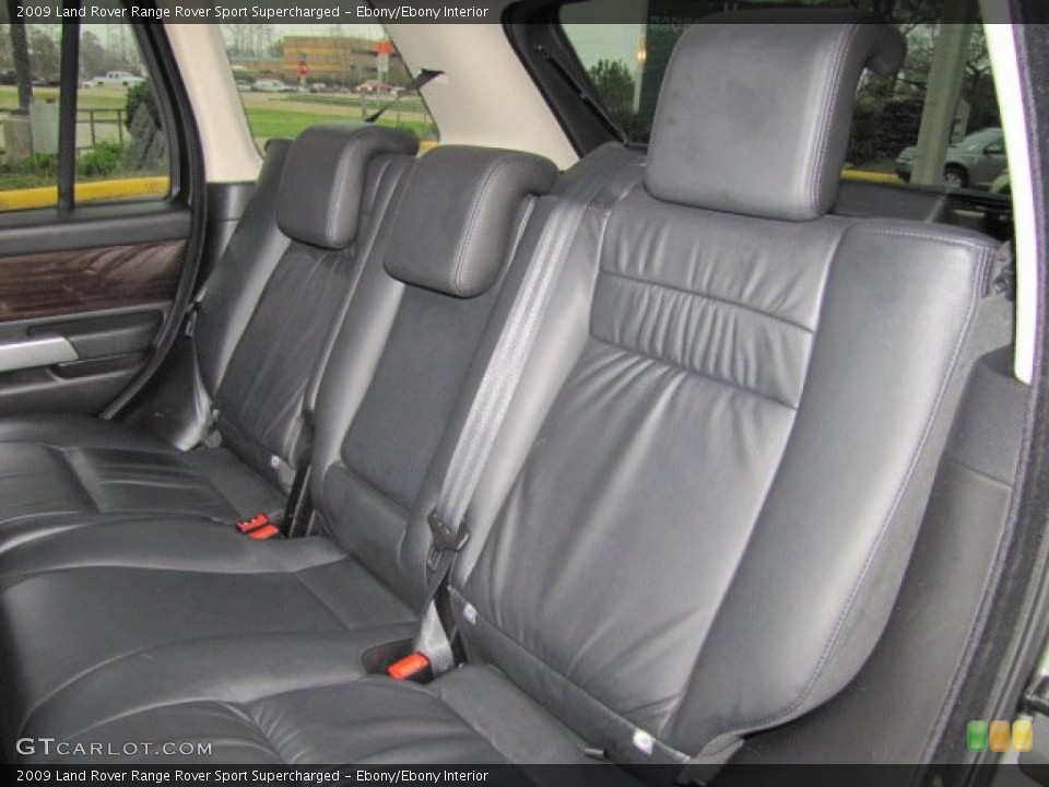 Ebony/Ebony Interior Rear Seat for the 2009 Land Rover Range Rover Sport Supercharged #77102636
