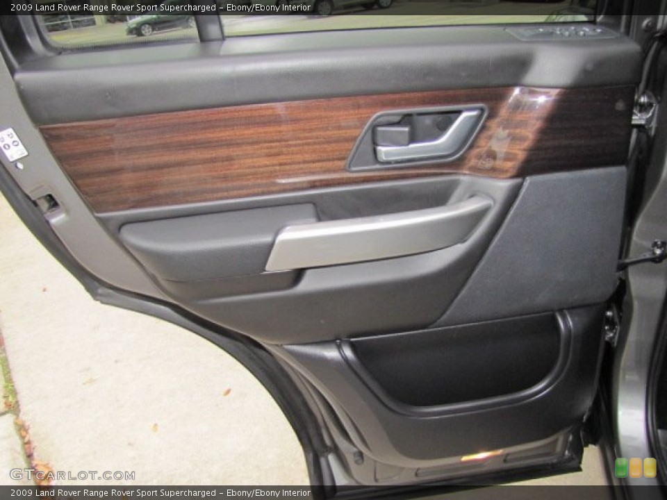 Ebony/Ebony Interior Door Panel for the 2009 Land Rover Range Rover Sport Supercharged #77102782