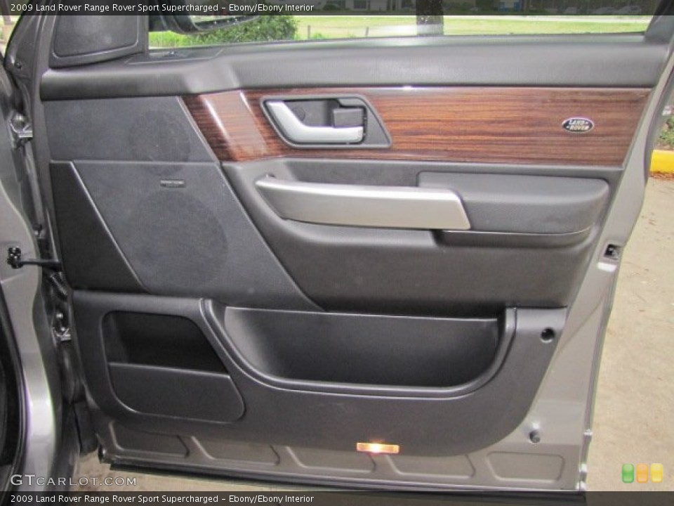 Ebony/Ebony Interior Door Panel for the 2009 Land Rover Range Rover Sport Supercharged #77102804