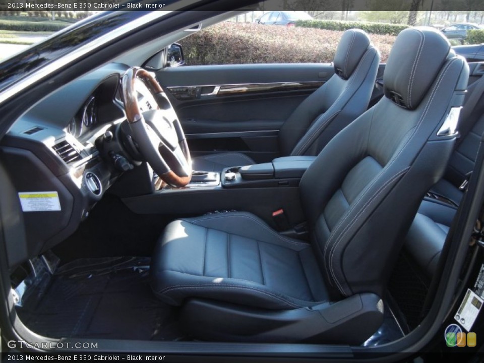 Black Interior Photo for the 2013 Mercedes-Benz E 350 Cabriolet #77103032