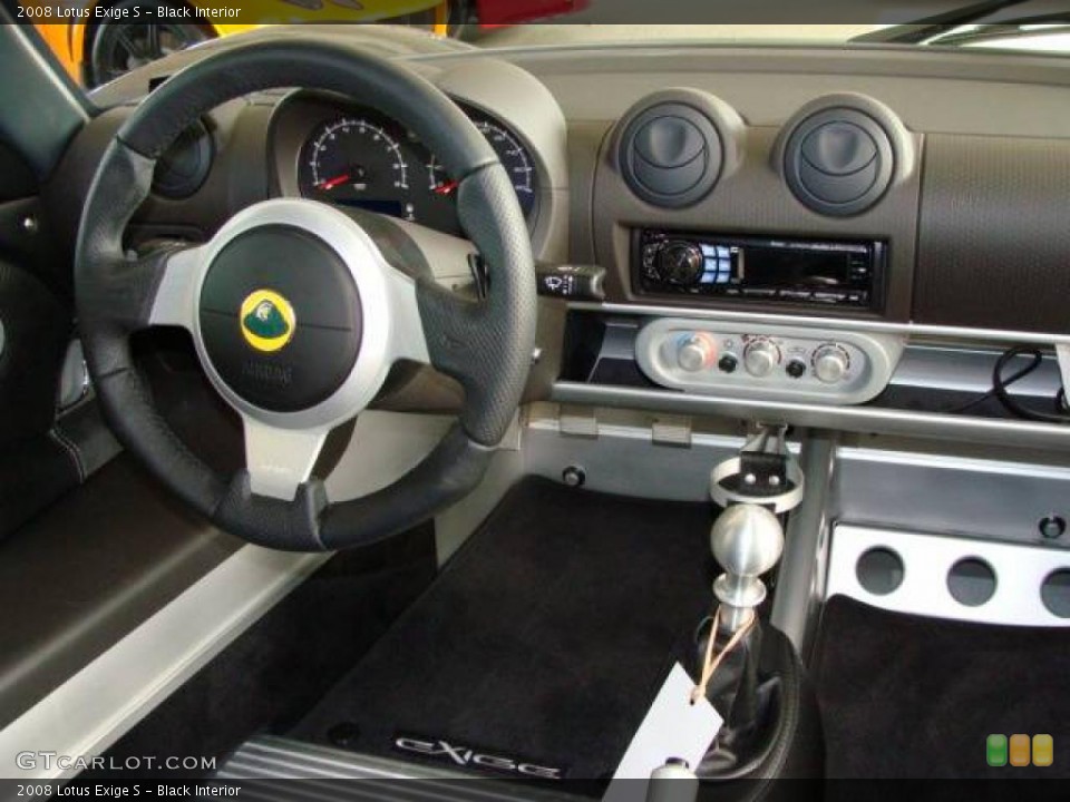 Black Interior Dashboard for the 2008 Lotus Exige S #7710333