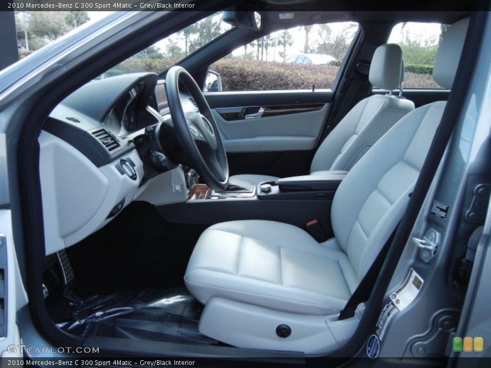 Grey/Black Interior Photo for the 2010 Mercedes-Benz C 300 Sport 4Matic #77103722