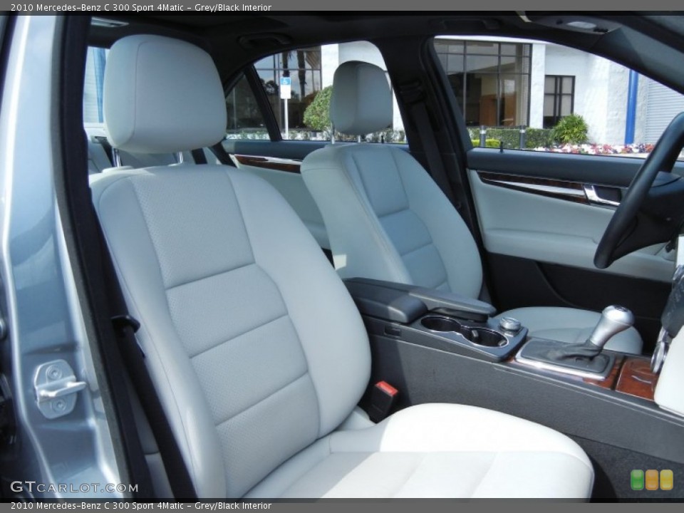 Grey/Black Interior Front Seat for the 2010 Mercedes-Benz C 300 Sport 4Matic #77103776