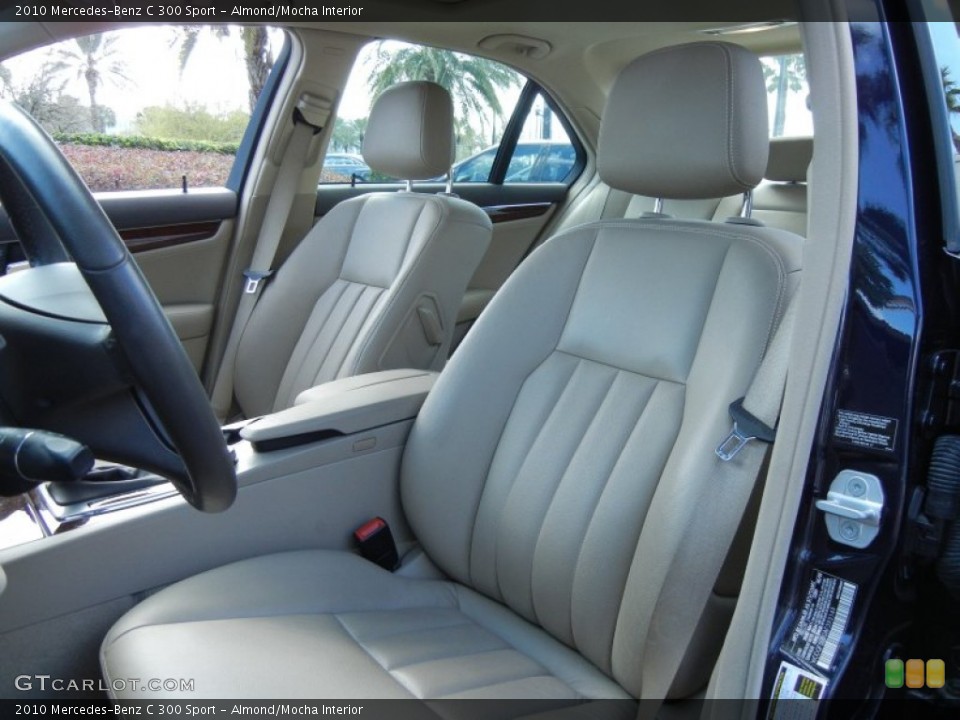 Almond/Mocha Interior Front Seat for the 2010 Mercedes-Benz C 300 Sport #77103983