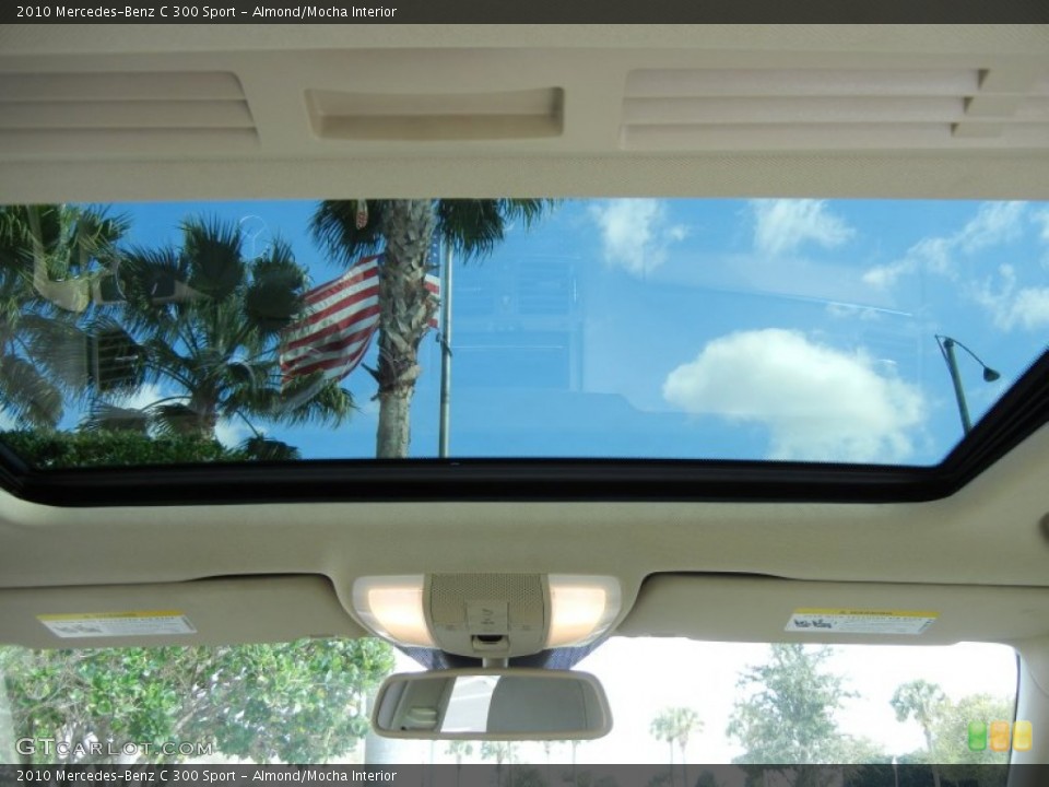 Almond/Mocha Interior Sunroof for the 2010 Mercedes-Benz C 300 Sport #77104033