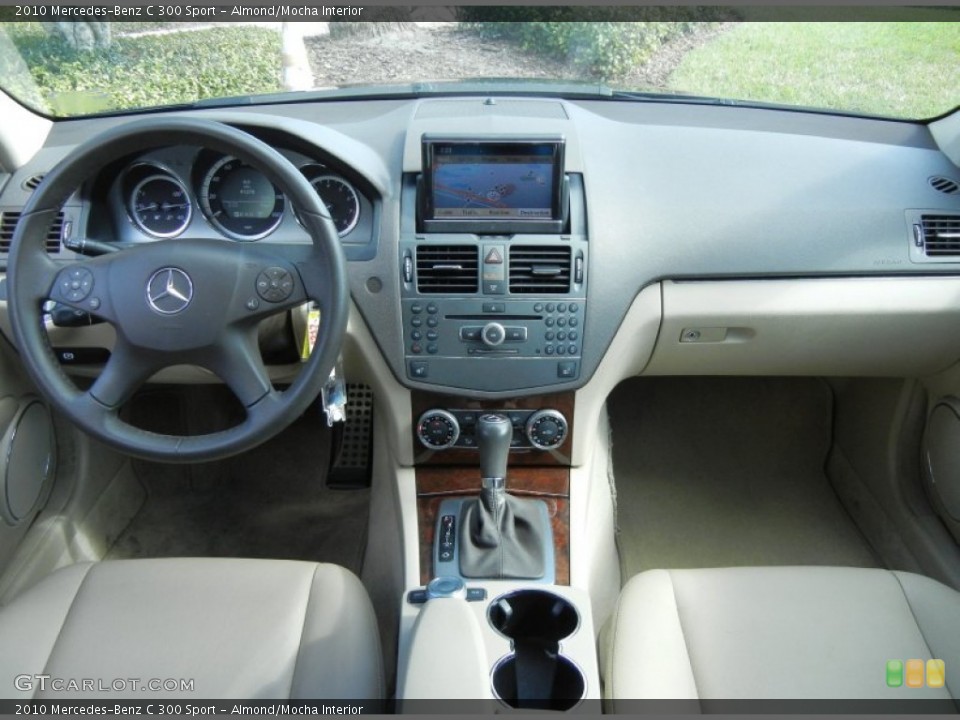 Almond/Mocha Interior Dashboard for the 2010 Mercedes-Benz C 300 Sport #77104040