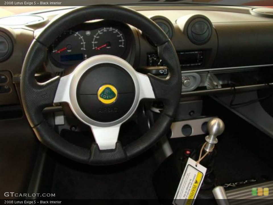 Black Interior Steering Wheel for the 2008 Lotus Exige S #7710443