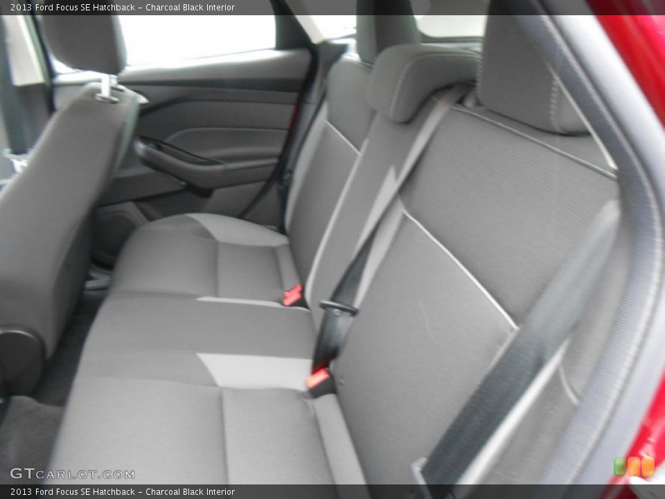 Charcoal Black Interior Rear Seat for the 2013 Ford Focus SE Hatchback #77104435
