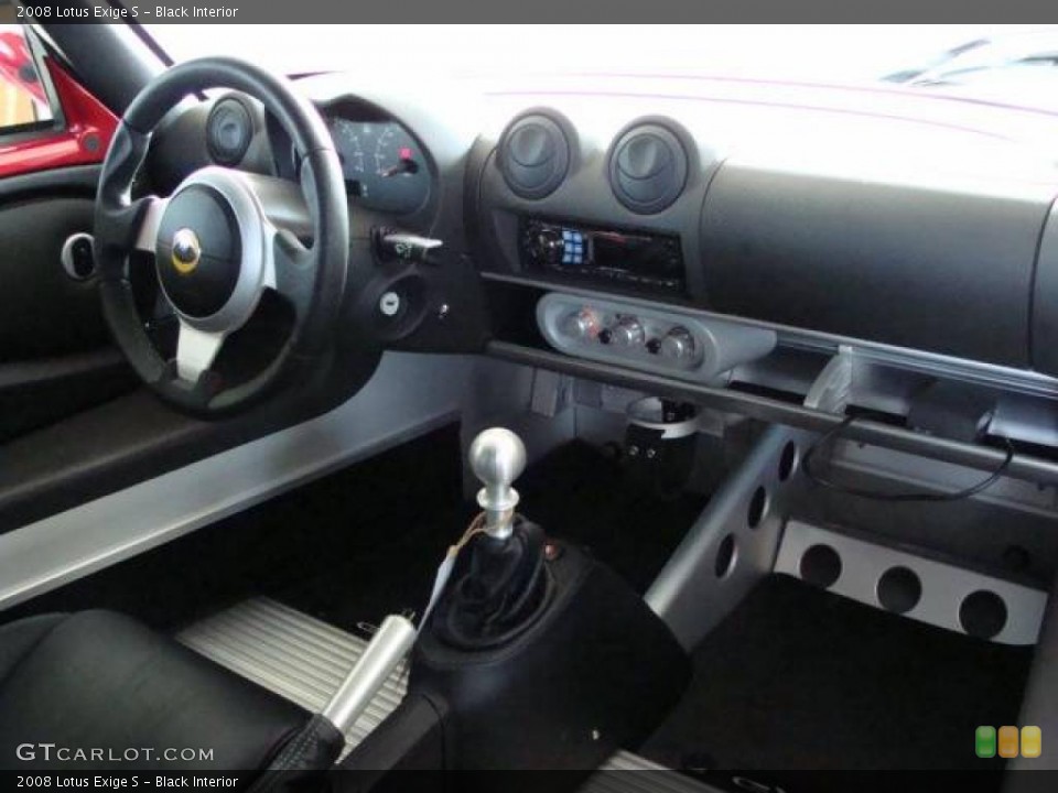 Black Interior Dashboard for the 2008 Lotus Exige S #7710468