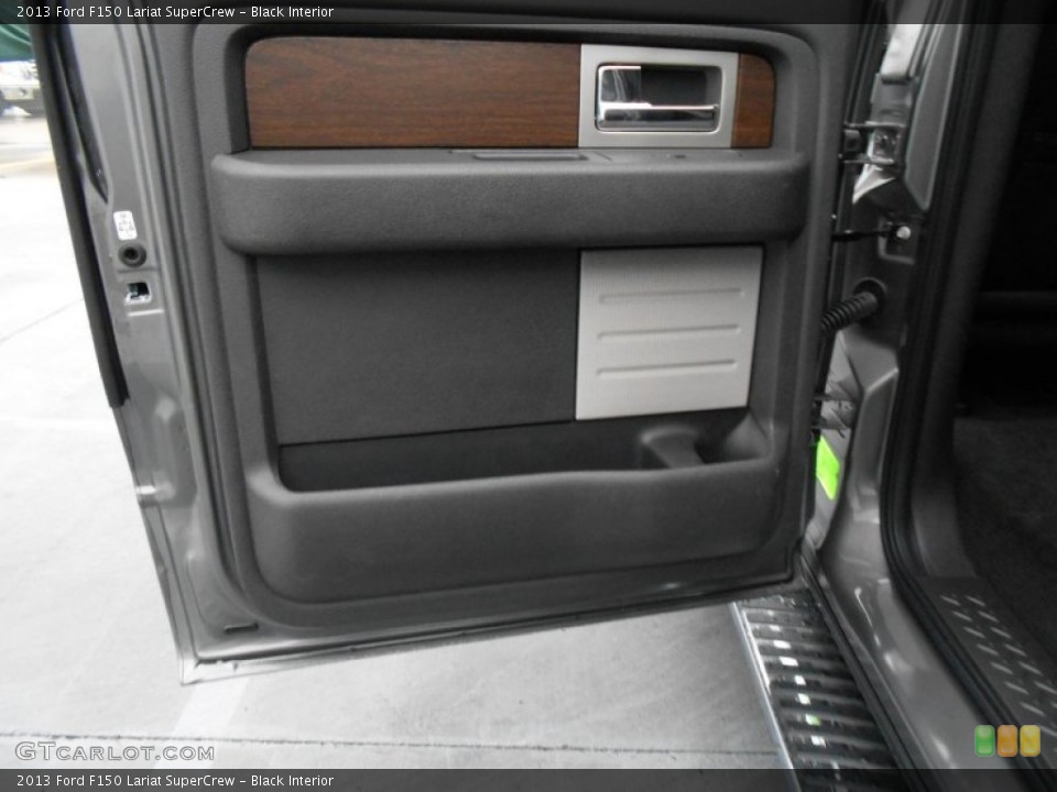 Black Interior Door Panel for the 2013 Ford F150 Lariat SuperCrew #77105189