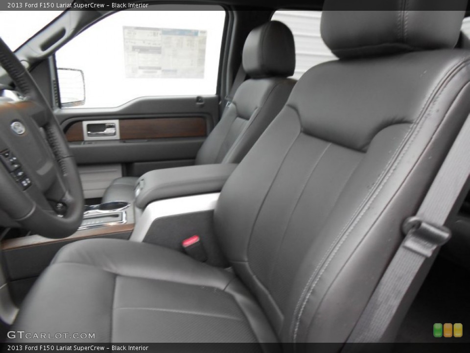 Black Interior Photo for the 2013 Ford F150 Lariat SuperCrew #77105213