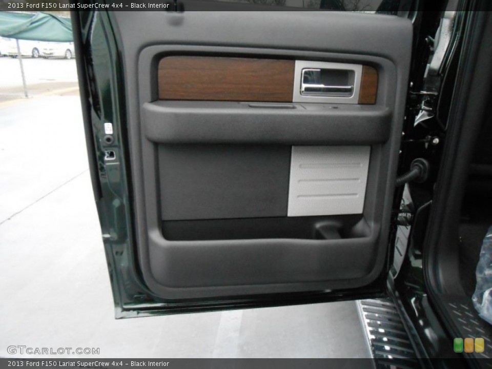 Black Interior Door Panel for the 2013 Ford F150 Lariat SuperCrew 4x4 #77105573