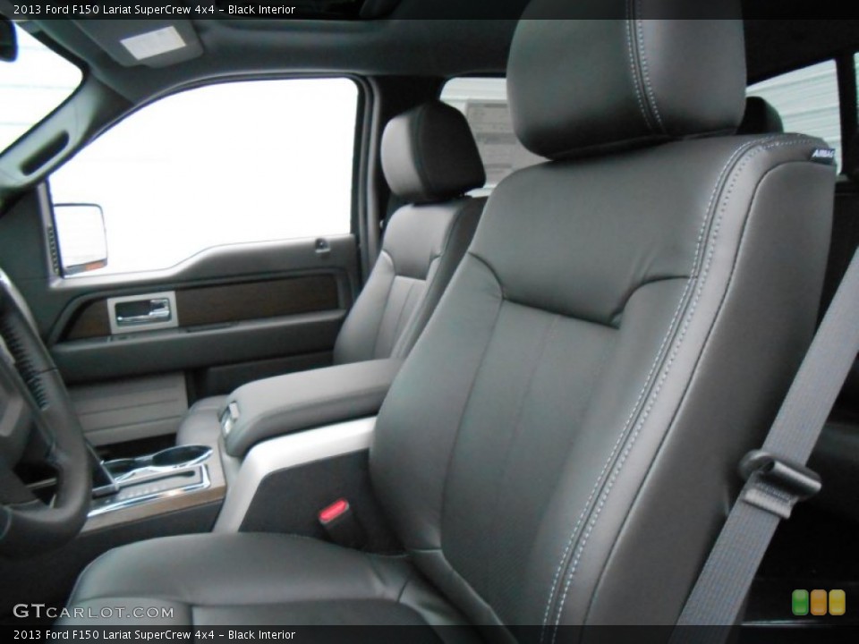Black Interior Photo for the 2013 Ford F150 Lariat SuperCrew 4x4 #77105579