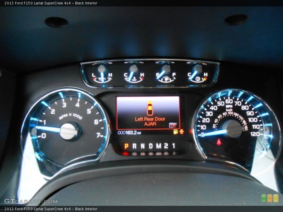 Black Interior Gauges for the 2013 Ford F150 Lariat SuperCrew 4x4 #77105606
