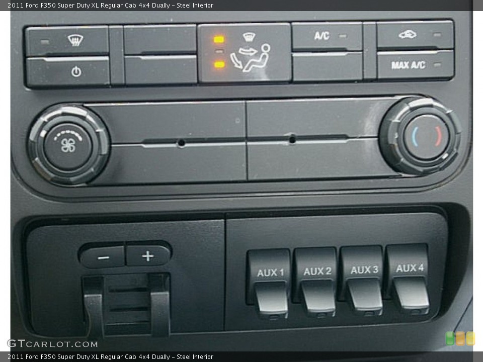 Steel Interior Controls for the 2011 Ford F350 Super Duty XL Regular Cab 4x4 Dually #77105855