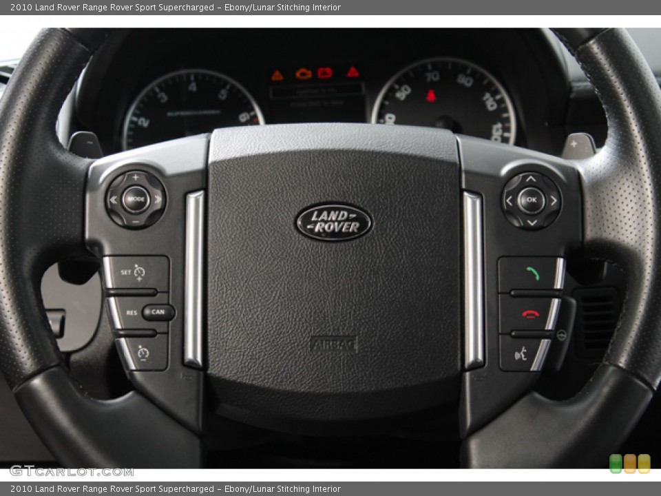 Ebony/Lunar Stitching Interior Controls for the 2010 Land Rover Range Rover Sport Supercharged #77106301
