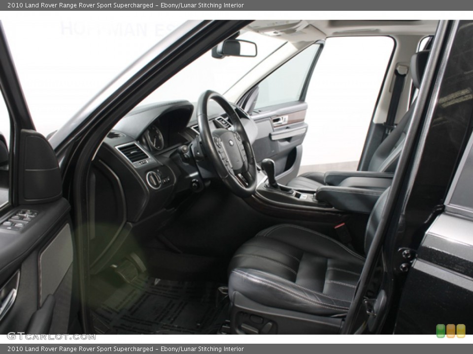 Ebony/Lunar Stitching Interior Front Seat for the 2010 Land Rover Range Rover Sport Supercharged #77106328