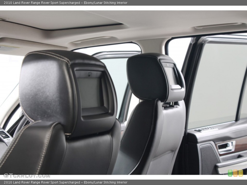 Ebony/Lunar Stitching Interior Entertainment System for the 2010 Land Rover Range Rover Sport Supercharged #77106334