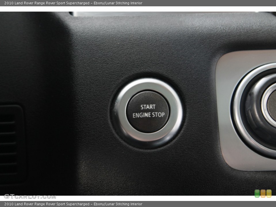 Ebony/Lunar Stitching Interior Controls for the 2010 Land Rover Range Rover Sport Supercharged #77106340