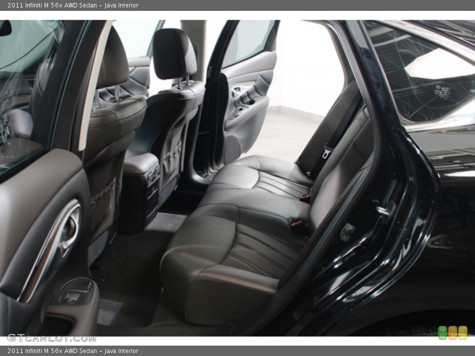 Java Interior Rear Seat for the 2011 Infiniti M 56x AWD Sedan #77106583