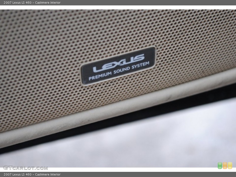 Cashmere Interior Audio System for the 2007 Lexus LS 460 #77109384