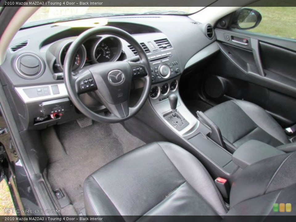 Black Interior Prime Interior for the 2010 Mazda MAZDA3 i Touring 4 Door #77109458