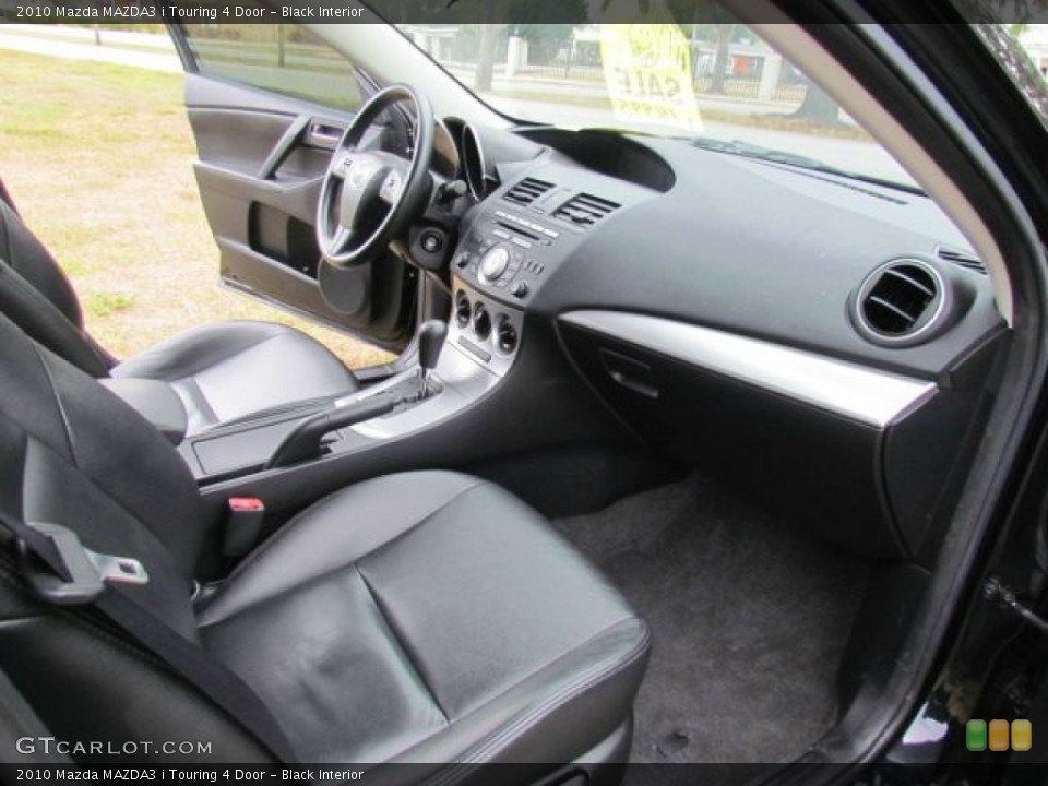 Black Interior Dashboard for the 2010 Mazda MAZDA3 i Touring 4 Door #77109512