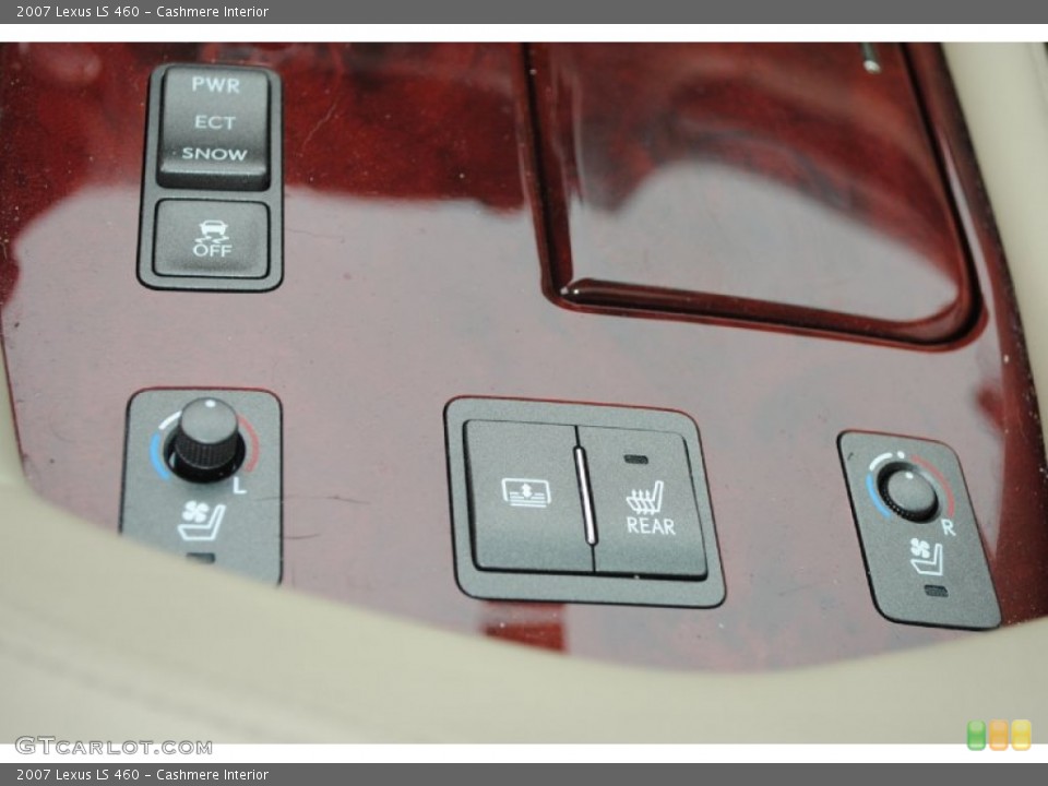 Cashmere Interior Controls for the 2007 Lexus LS 460 #77109560