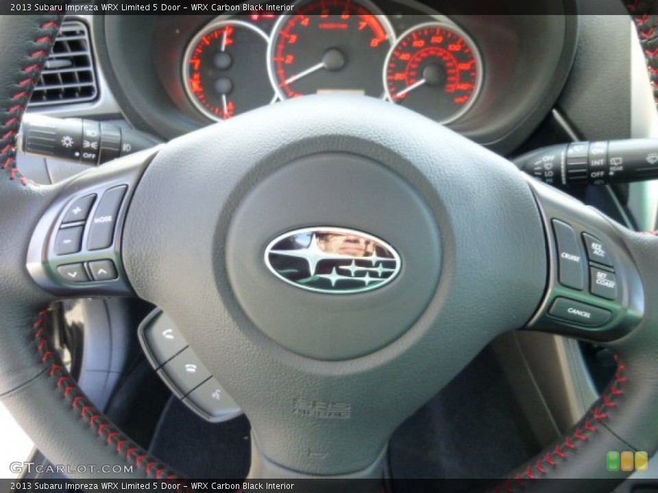 WRX Carbon Black Interior Steering Wheel for the 2013 Subaru Impreza WRX Limited 5 Door #77109692