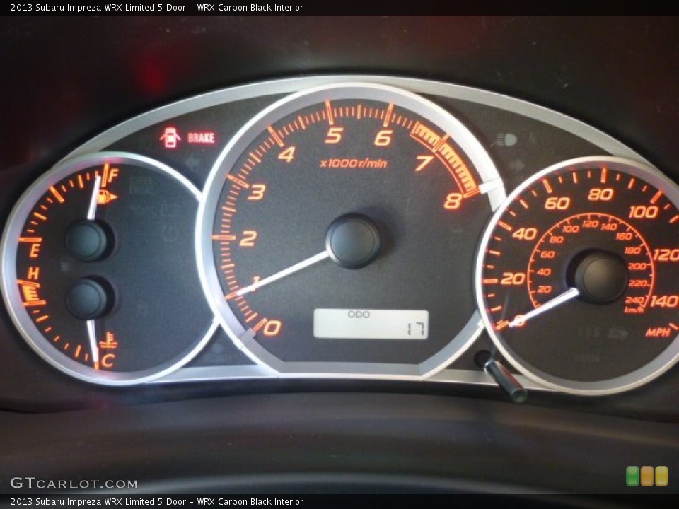 WRX Carbon Black Interior Gauges for the 2013 Subaru Impreza WRX Limited 5 Door #77109718