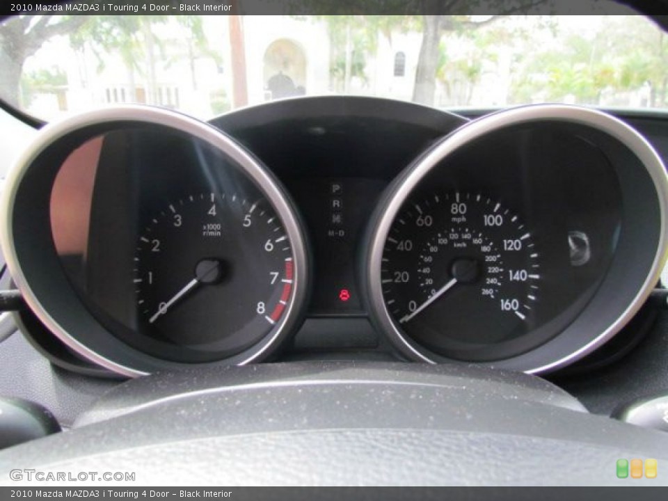 Black Interior Gauges for the 2010 Mazda MAZDA3 i Touring 4 Door #77109878