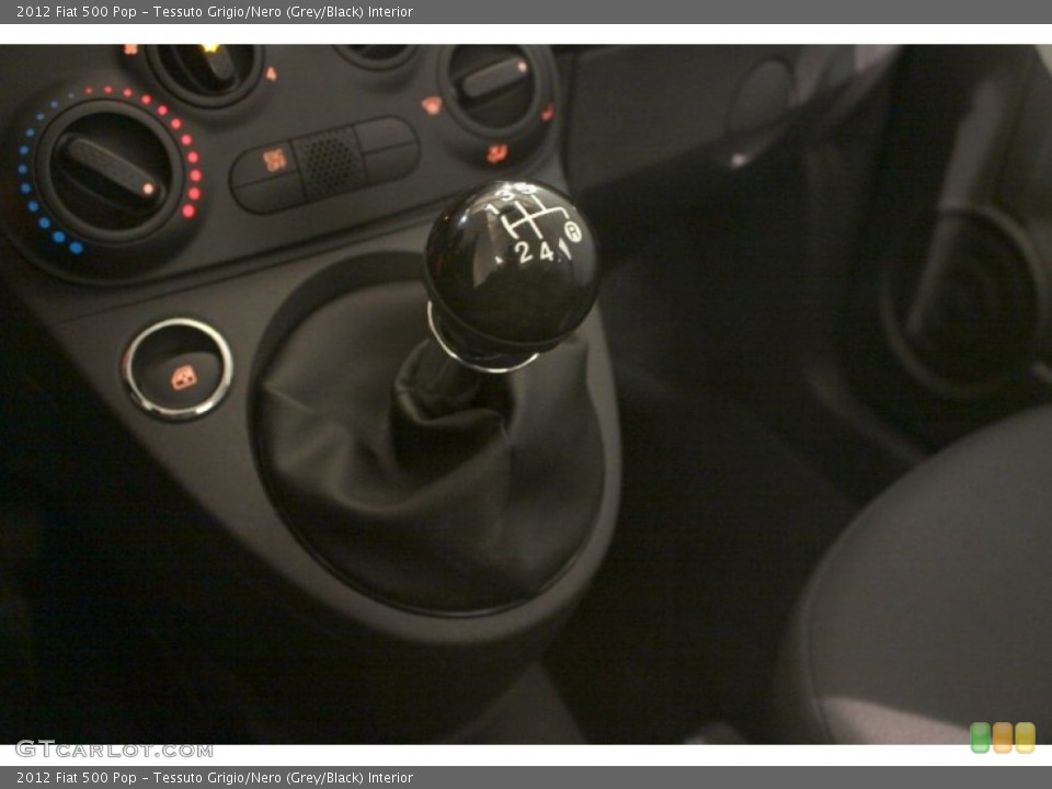 Tessuto Grigio/Nero (Grey/Black) Interior Transmission for the 2012 Fiat 500 Pop #77110958