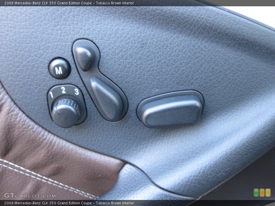 Tobacco Brown Interior Controls for the 2009 Mercedes-Benz CLK 350 Grand Edition Coupe #77111069