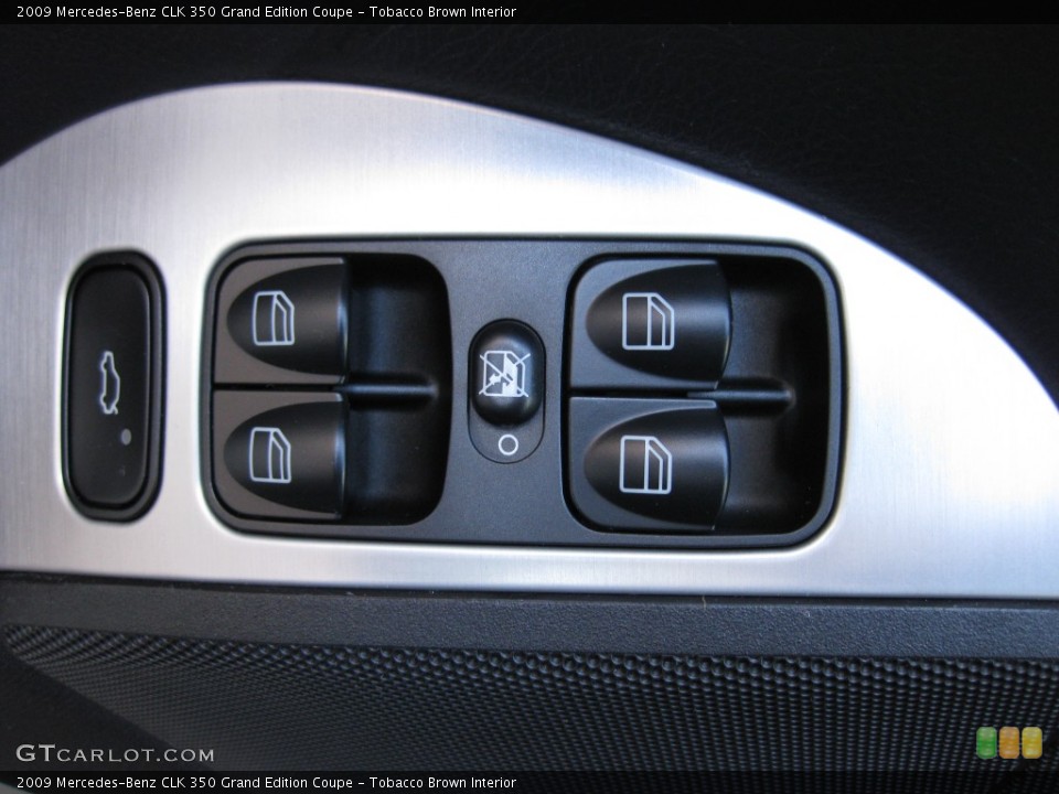 Tobacco Brown Interior Controls for the 2009 Mercedes-Benz CLK 350 Grand Edition Coupe #77111125
