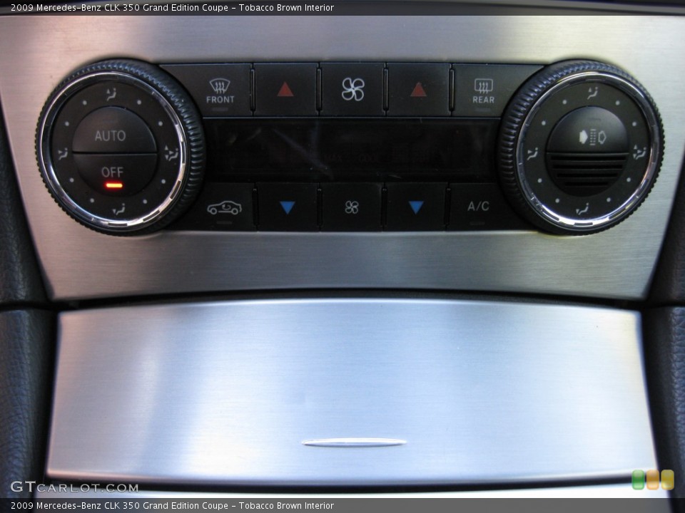 Tobacco Brown Interior Controls for the 2009 Mercedes-Benz CLK 350 Grand Edition Coupe #77111509