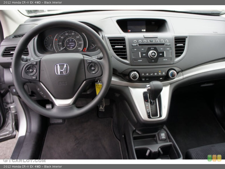 Black Interior Dashboard for the 2012 Honda CR-V EX 4WD #77111966