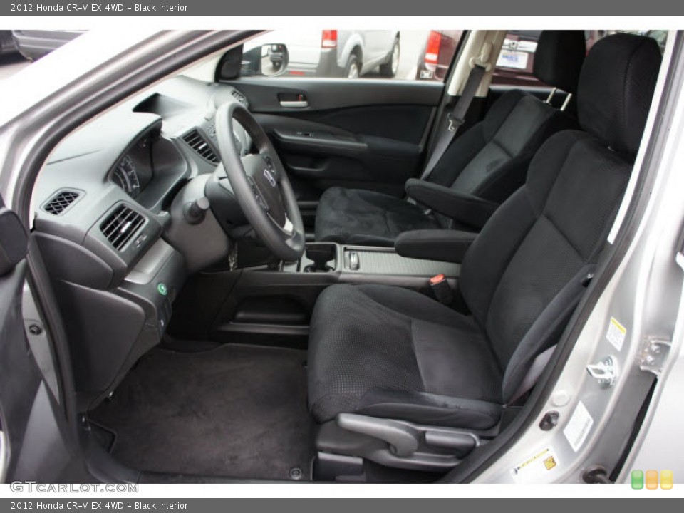 Black Interior Photo for the 2012 Honda CR-V EX 4WD #77112019