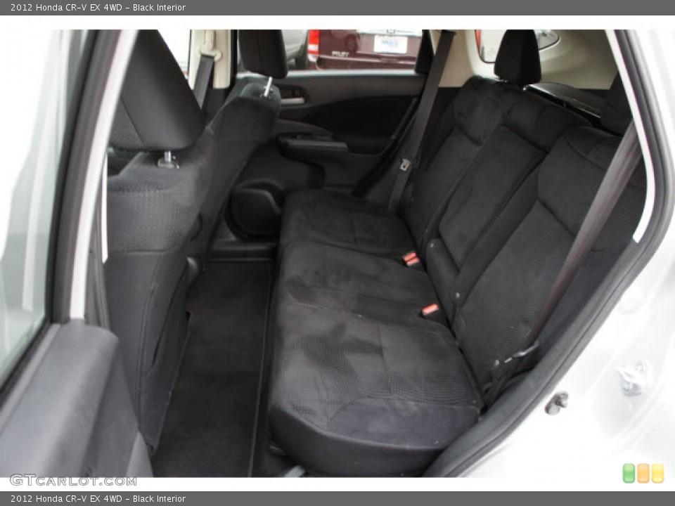 Black Interior Rear Seat for the 2012 Honda CR-V EX 4WD #77112032