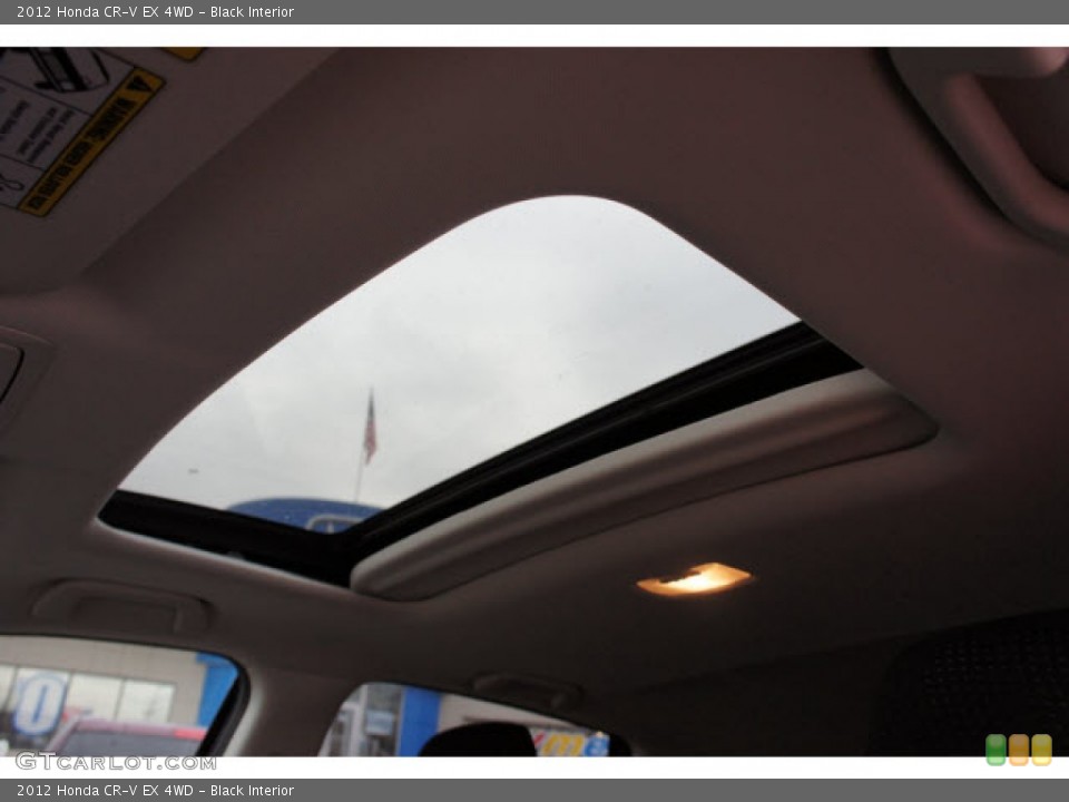 Black Interior Sunroof for the 2012 Honda CR-V EX 4WD #77112044