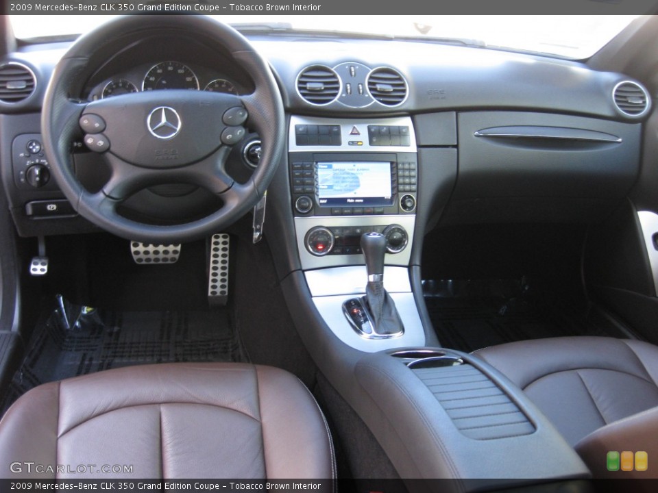 Tobacco Brown Interior Dashboard for the 2009 Mercedes-Benz CLK 350 Grand Edition Coupe #77112107