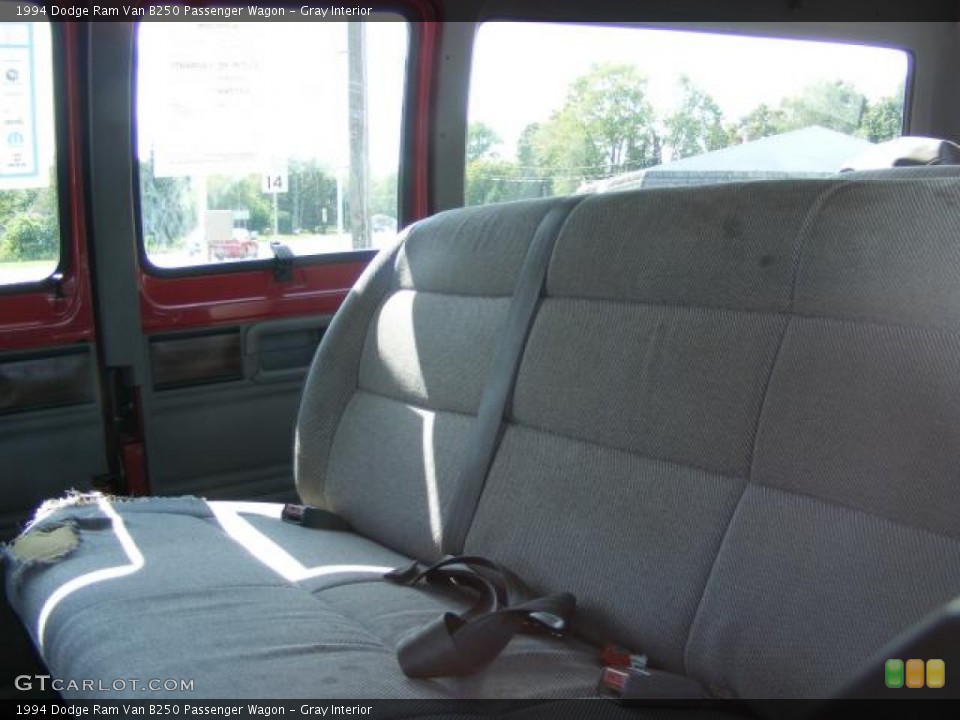 Gray Interior Rear Seat for the 1994 Dodge Ram Van B250 Passenger Wagon #77112164