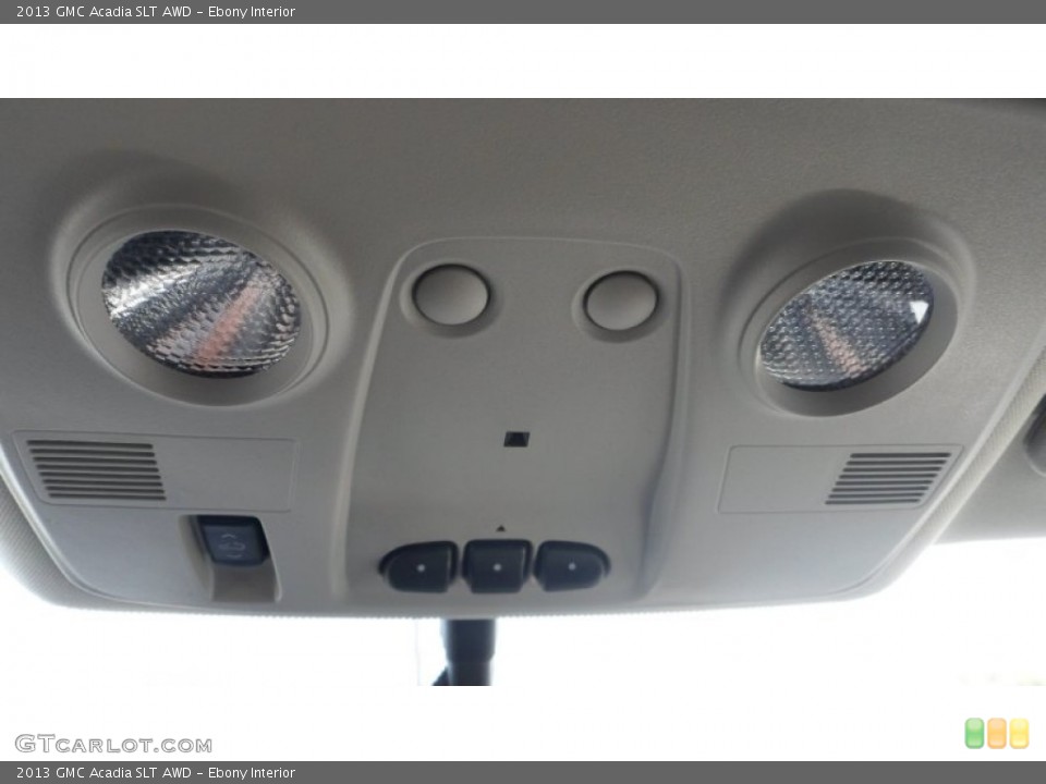 Ebony Interior Controls for the 2013 GMC Acadia SLT AWD #77113085