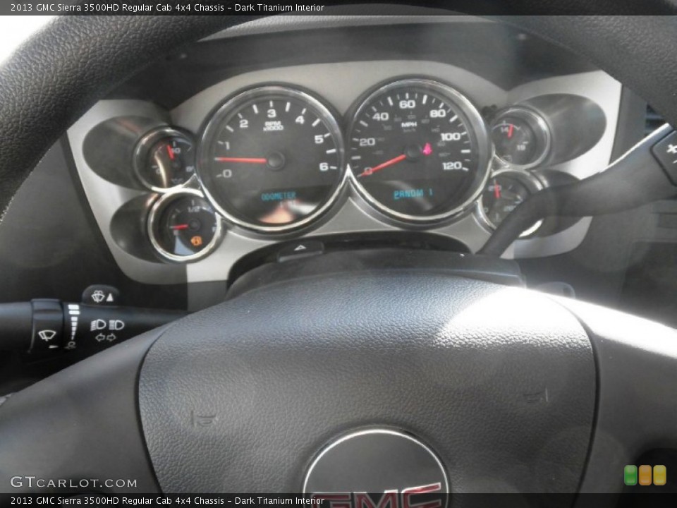 Dark Titanium Interior Gauges for the 2013 GMC Sierra 3500HD Regular Cab 4x4 Chassis #77114150