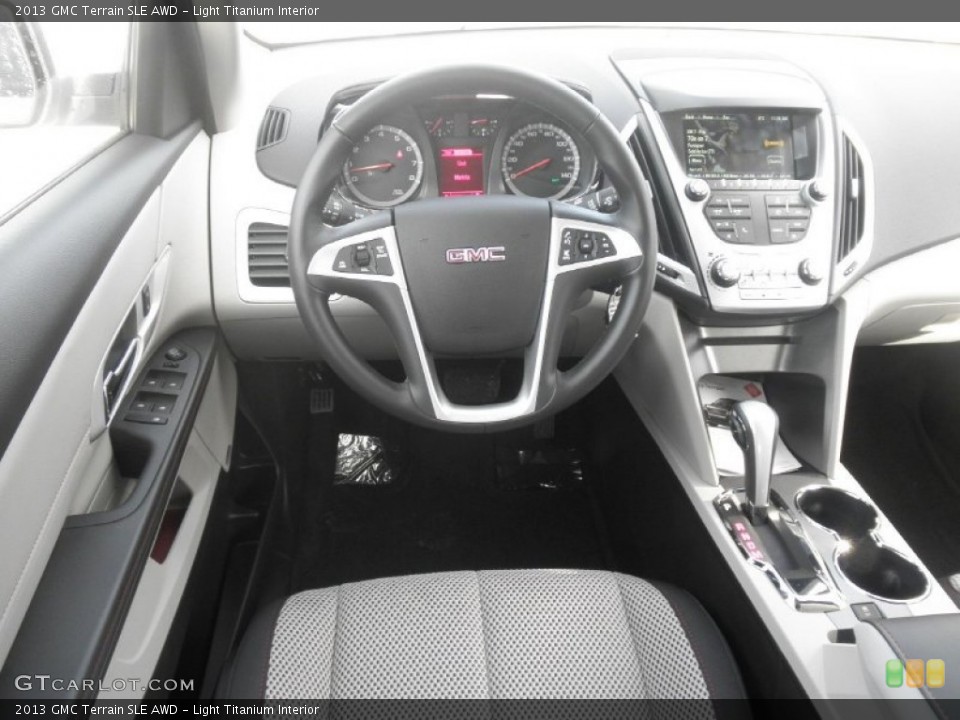 Light Titanium Interior Dashboard for the 2013 GMC Terrain SLE AWD #77114606