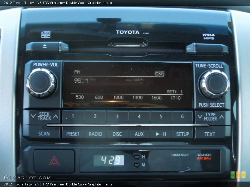 Graphite Interior Audio System for the 2012 Toyota Tacoma V6 TRD Prerunner Double Cab #77115014