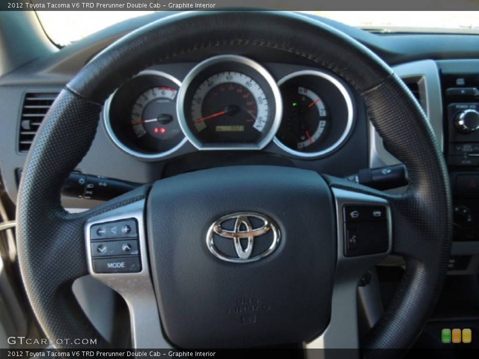 Graphite Interior Steering Wheel for the 2012 Toyota Tacoma V6 TRD Prerunner Double Cab #77115029