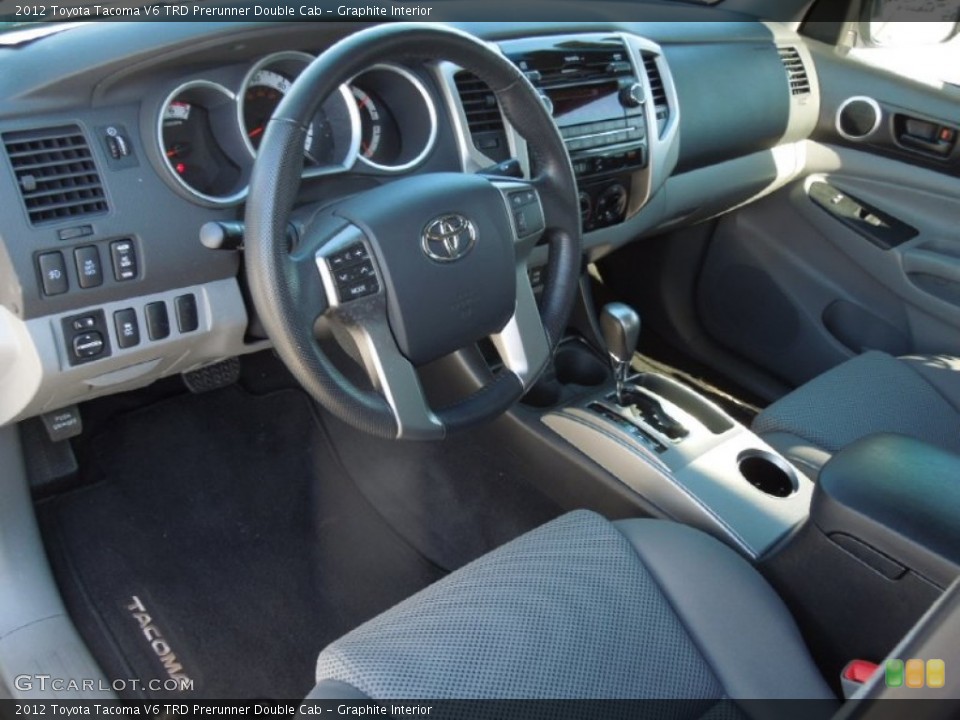 Graphite Interior Prime Interior for the 2012 Toyota Tacoma V6 TRD Prerunner Double Cab #77115198