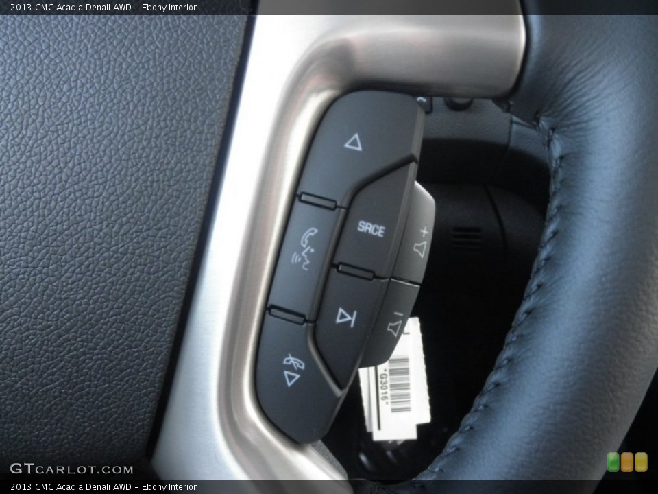 Ebony Interior Controls for the 2013 GMC Acadia Denali AWD #77115362